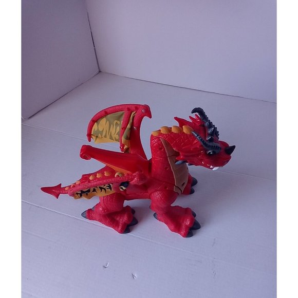 Fisher Price IMAGINEXT Red Winged Eagle Talon Castle Dragon With Sounds WORKS - Picture 8 of 16